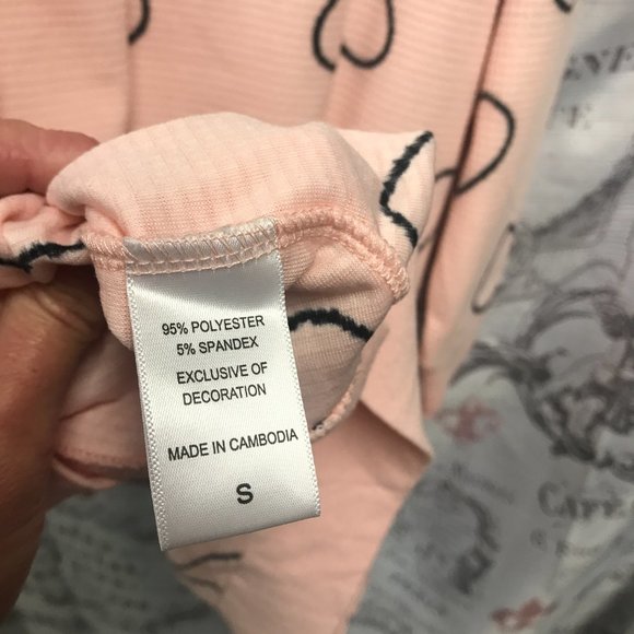 Betsey Johnson Sleep shirt long sleeve NWT - Picture 7 of 7